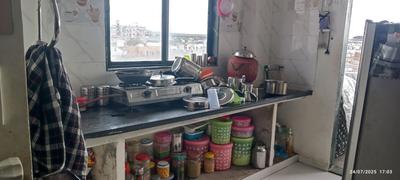 Kitchen Image of 650 Sq.ft 1 BHK Apartment / Flat for sale in Tulsidham Sitaram City, Vastral Ahmedabad for Rs. 2050000