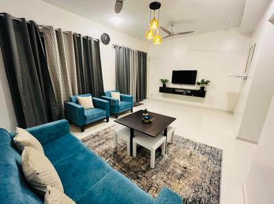 Living Room Image of 1050 Sq.ft 2 BHK Apartment / Flat for rent in Goel Ganga Legend A4 And B1, Bavdhan Pune for Rs. 49000