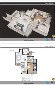 Image of 1657 Sq.ft 3 BHK Apartment / Flat for sale in AU NBCC Aspire Leisure Valley, Noida Extension, Greater Noida for Rs. 17408000