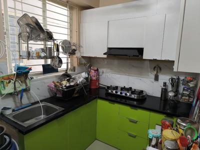 Kitchen Image of 900 Sq.ft 2 BHK Apartment / Flat for sale in Earthshastra Nariman Point, Mahalakshmi Nagar Indore for Rs. 5000000