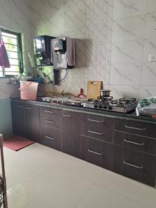 Kitchen Image of 1500 Sq.ft 3 BHK Apartment / Flat for rent in Sunpharma Road Vadodara for Rs. 18500