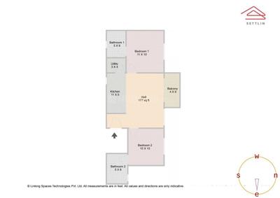 Image of 904 Sq.ft 2 BHK Apartment / Flat for sale in Gummanahalli, Bengaluru for Rs. 8000000