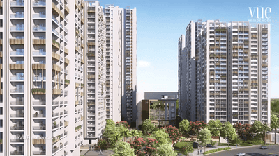 Image of 2045 Sq.ft 3 BHK Apartment / Flat for sale in The Vue Residences, Puppalaguda, Hyderabad for Rs. 21600000