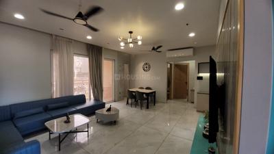 Hall Image of 1500 Sq.ft 3 BHK Apartment / Flat for rent in Karelibagh Vadodara for Rs. 24000