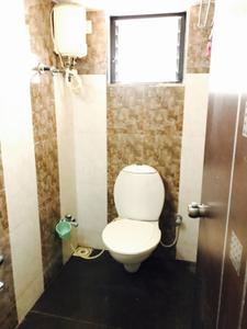 Bathroom Image of 1200 Sq.ft 1 BHK Apartment / Flat for rent in Shyamal Ahmedabad for Rs. 30000
