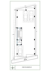 Floor Plan Image of 1308 Sq.ft 3 BHK Apartment / Flat for sale in Nanganallur Chennai for Rs. 11318100