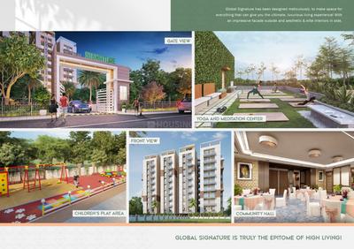 Image of 1248 Sq.ft 3 BHK Apartment / Flat for sale in Global Signature, Kahilipara, Guwahati for Rs. 7600000