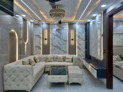 Living Room Image of 900 Sq.ft 3 BHK Apartment / Flat for sale in Dwarka Mor New Delhi for Rs. 7000000