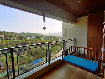 Balcony Image of 1684 Sq.ft 3 BHK Apartment / Flat for rent in F5 Mount Unique, Baner Pune for Rs. 80000