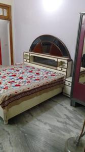 Bedroom Image of 1200 Sq.ft 1 BHK Builder Floor for rent in Gomti Nagar Lucknow for Rs. 15000