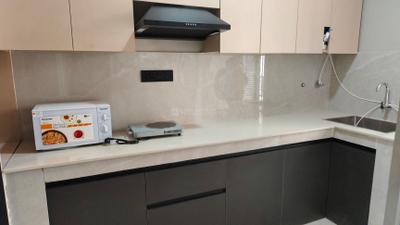 Kitchen Image of 750 Sq.ft 1 BHK Builder Floor for rent in Sector 46 Gurgaon for Rs. 36000