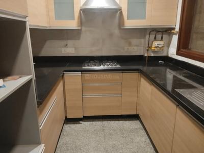 Kitchen Image of 1980 Sq.ft 3 BHK Builder Floor for rent in Sarvapriya Vihar New Delhi for Rs. 110000