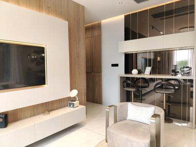 Living Room Image of 1500 Sq.ft 3 BHK Apartment / Flat for sale in Gera Island Of Joy Project B, Kharadi Annex Pune for Rs. 12800000