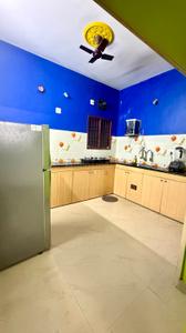 Kitchen Image of 1200 Sq.ft 3 BHK Duplex for rent in Asthalakshmi Nagar, Valasaravakkam Chennai for Rs. 90000