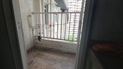 Balcony Image of 850 Sq.ft 2 BHK Apartment / Flat for rent in Triveni Crown, Kalyan West Kalyan for Rs. 20000