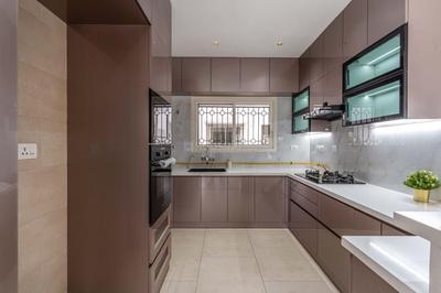 Kitchen Image of 1900 Sq.ft 3 BHK Apartment / Flat for rent in Sobha Windsor, Whitefield Bengaluru for Rs. 72000