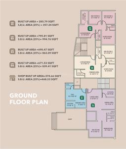 Image of 1245 Sq.ft 3 BHK Apartment / Flat for sale in Dharapur, Guwahati for Rs. 6000000