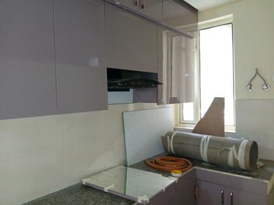 Kitchen Image of 650 Sq.ft 3 BHK Apartment / Flat for rent in Pyramid Infinity, Sector 70 Gurgaon for Rs. 26000