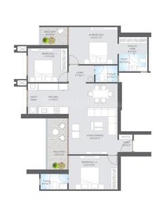 Image of 2150 Sq.ft 4 BHK Apartment / Flat for sale in Binary Highness, Wakad, Pune for Rs. 20000000