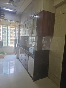 Kitchen Image of 880 Sq.ft 3 BHK Apartment / Flat for rent in Gundecha Altura, Kanjurmarg West Mumbai for Rs. 80000