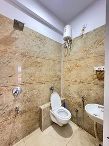 Bathroom Image of 350 Sq.ft 1 BHK Builder Floor for rent in Mahalakshmi Nagar Indore for Rs. 16000