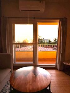 Bedroom Image of 580 Sq.ft 1 BHK Apartment / Flat for rent in Veera Prestige, Candolim Goa for Rs. 55000