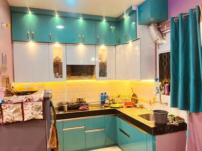 Kitchen Image of 840 Sq.ft 2 BHK Apartment / Flat for sale in Aditya Urban Homes Phase 1A, Bamheta Village Ghaziabad for Rs. 5200000