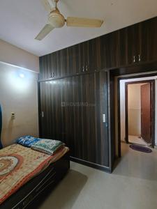 Bedroom Image of 646 Sq.ft 1 BHK Apartment / Flat for rent in Applewoods Satyesh Residency, Shela Ahmedabad for Rs. 19000