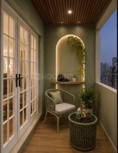 Balcony Image of 1200 Sq.ft 2 BHK Apartment / Flat for rent in Alsa Gardens, Chetpet Chennai for Rs. 60000