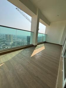 Balcony Image of 2400 Sq.ft 4.5 BHK Apartment / Flat for sale in Aurum Q Islands R4, Ghansoli Navi Mumbai for Rs. 45000000
