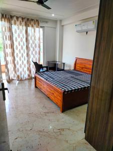 Bedroom Image of 1400 Sq.ft 2 BHK Builder Floor for rent in Sector 46 Gurgaon for Rs. 52000