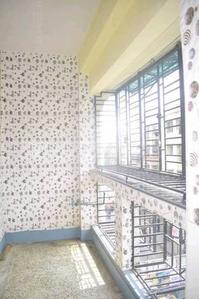 Balcony Image of 844 Sq.ft 3 BHK Apartment / Flat for sale in Nagerbazar Kolkata for Rs. 6800000