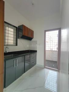 Kitchen Image of 600 Sq.ft 1 BHK Builder Floor for rent in HSR Layout Bengaluru for Rs. 25000