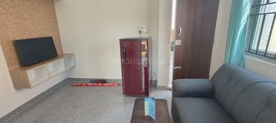 Living Room Image of 550 Sq.ft 1 BHK Apartment / Flat for rent in Muneshwara Nagar Bengaluru for Rs. 20000