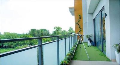 Balcony Image of 2800 Sq.ft 3 BHK Apartment / Flat for sale in Risland Sky Mansion, Chhattarpur New Delhi for Rs. 51000000