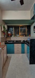 Kitchen Image of 648 Sq.ft 1 BHK Apartment / Flat for sale in Kopar Khairane Navi Mumbai for Rs. 8000000