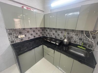 Kitchen Image of 825 Sq.ft 2 BHK Apartment / Flat for rent in Balaji Krishna, Thakurli Thane for Rs. 20000