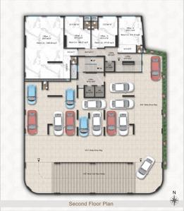 Floor Plan Image of 971 Sq.ft 3 BHK Apartment / Flat for sale in Ramas I C Maitri Menorah, Borivali West Mumbai for Rs. 30500000