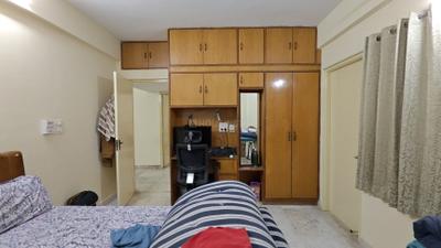 Bedroom Image of 1200 Sq.ft 2 BHK Apartment / Flat for rent in Harihara Enclave, HSR Layout Bengaluru for Rs. 40000