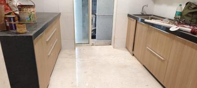 Kitchen Image of 1200 Sq.ft 3 BHK Apartment / Flat for rent in Ekta Tripolis, Goregaon West Mumbai for Rs. 120000