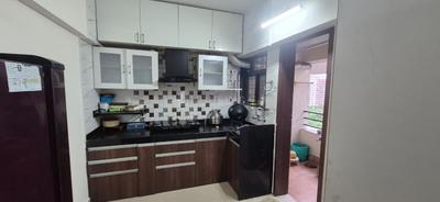 Kitchen Image of 850 Sq.ft 2 BHK Apartment / Flat for rent in Vastushree Adrina, Mundhwa Pune for Rs. 35000
