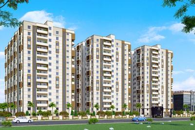 Image of 1270 Sq.ft 2 BHK Apartment / Flat for sale in Vazhraa Prathik Phase II, Nizampet, Hyderabad for Rs. 9900000