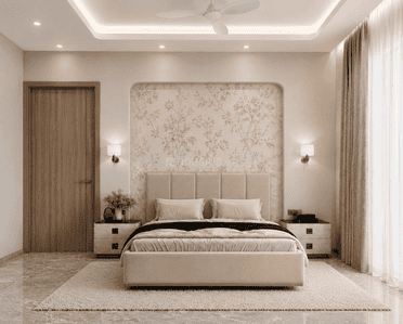 Bedroom Image of 2500 Sq.ft 4.5 BHK Builder Floor for sale in Sarvodaya Enclave New Delhi for Rs. 105000000