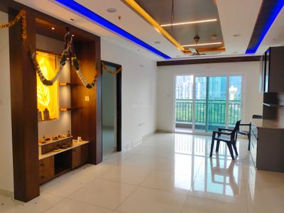 Living Room Image of 1730 Sq.ft 3 BHK Apartment / Flat for rent in Aparna Zenon, Puppalaguda Hyderabad for Rs. 70000