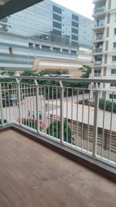 Balcony Image of 1500 Sq.ft 3 BHK Apartment / Flat for rent in L And T Raintree Boulevard, Sahakara Nagar Bengaluru for Rs. 70000