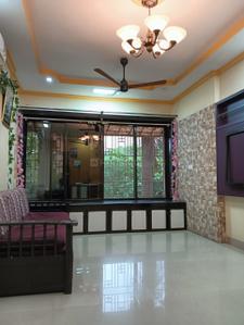 Hall Image of 650 Sq.ft 1 BHK Apartment / Flat for rent in Thane West Thane for Rs. 30000