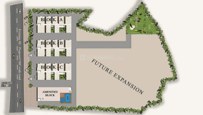 Image of 1760 Sq.ft 3 BHK Apartment / Flat for sale in Vazhraa Prathik, Nizampet, Hyderabad for Rs. 14500000