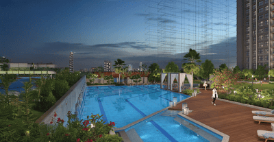 Image of 1050 Sq.ft 2 BHK Apartment / Flat for sale in Supreme Rivana Ph I, Punawale, Pune for Rs. 8670000
