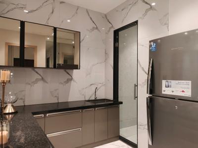 Kitchen Image of 742 Sq.ft 2 BHK Apartment / Flat for sale in Ruparel Skygreens I, Kandivali West Mumbai for Rs. 14800000
