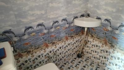Bathroom Image of 400 Sq.ft 1 RK Independent House for rent in Sukhliya Indore for Rs. 6000